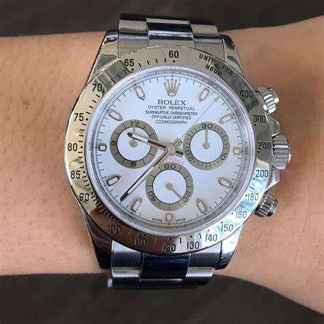 rolex daytona 116520 stainless steel 40mm auto watch|rolex daytona 116520 serviced by.